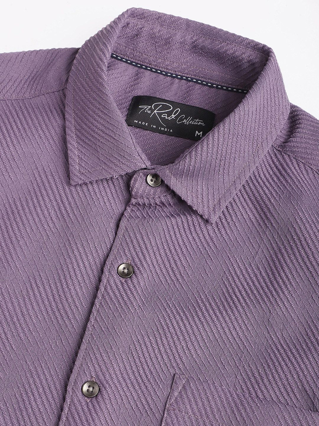 VASTRADO Men Classic Slim Fit Opaque Casual Shirt