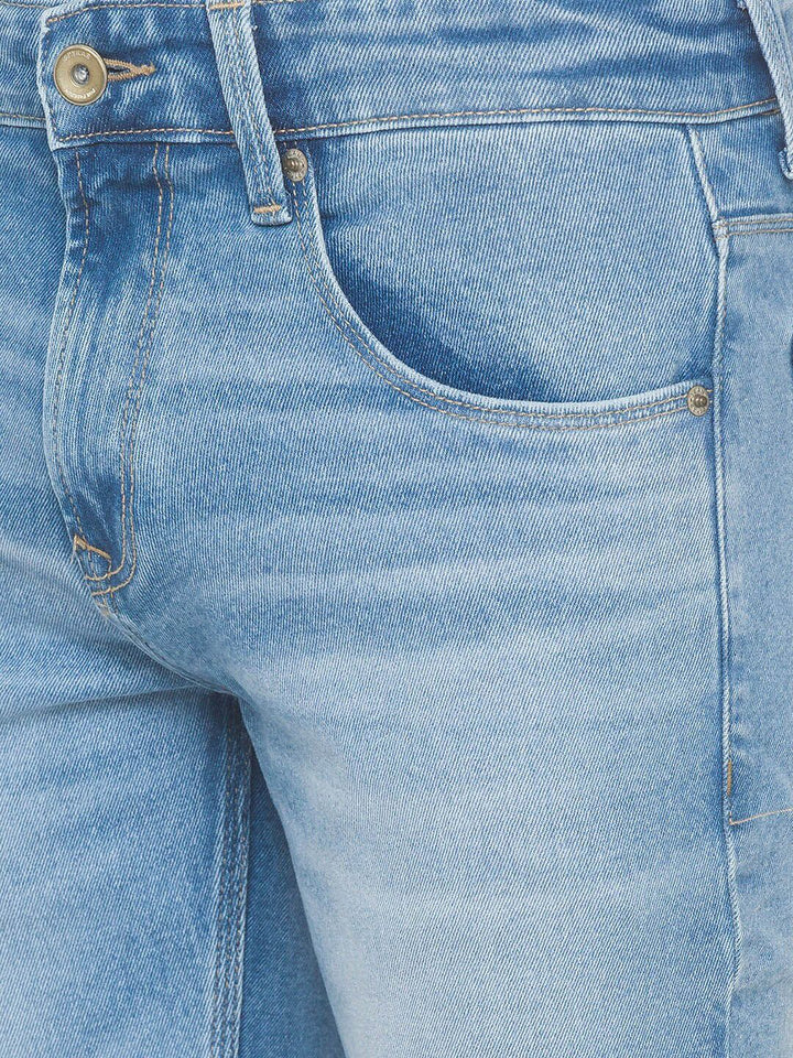 SPYKAR Men Blue Relaxed Fit Heavy Fade Pure Cotton Jeans