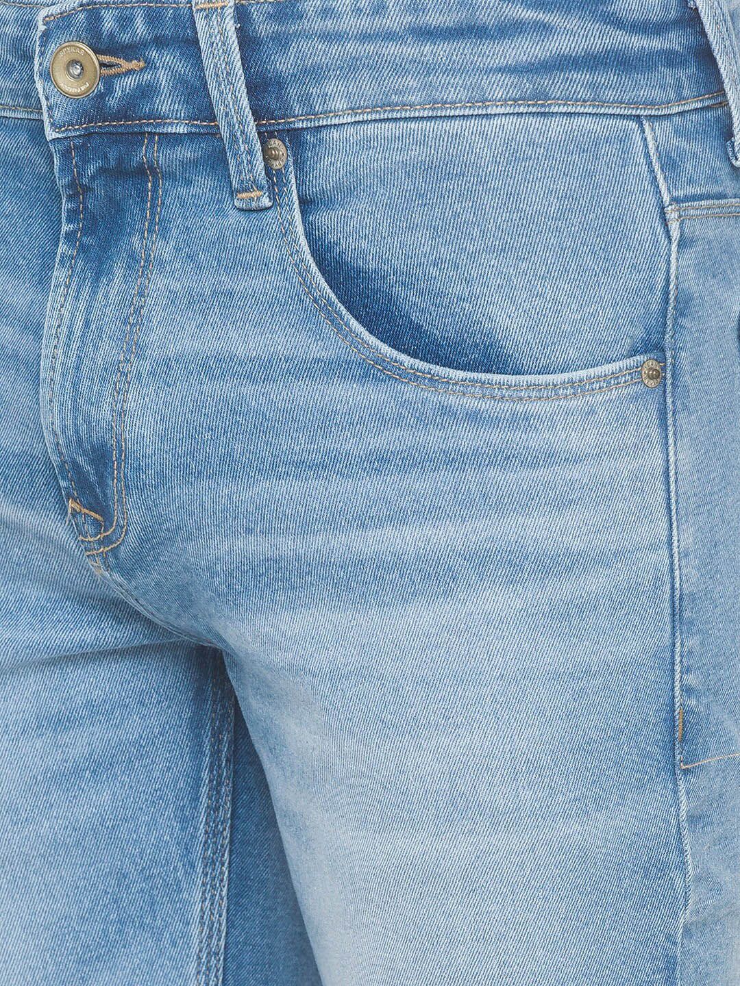 SPYKAR Men Blue Relaxed Fit Heavy Fade Pure Cotton Jeans