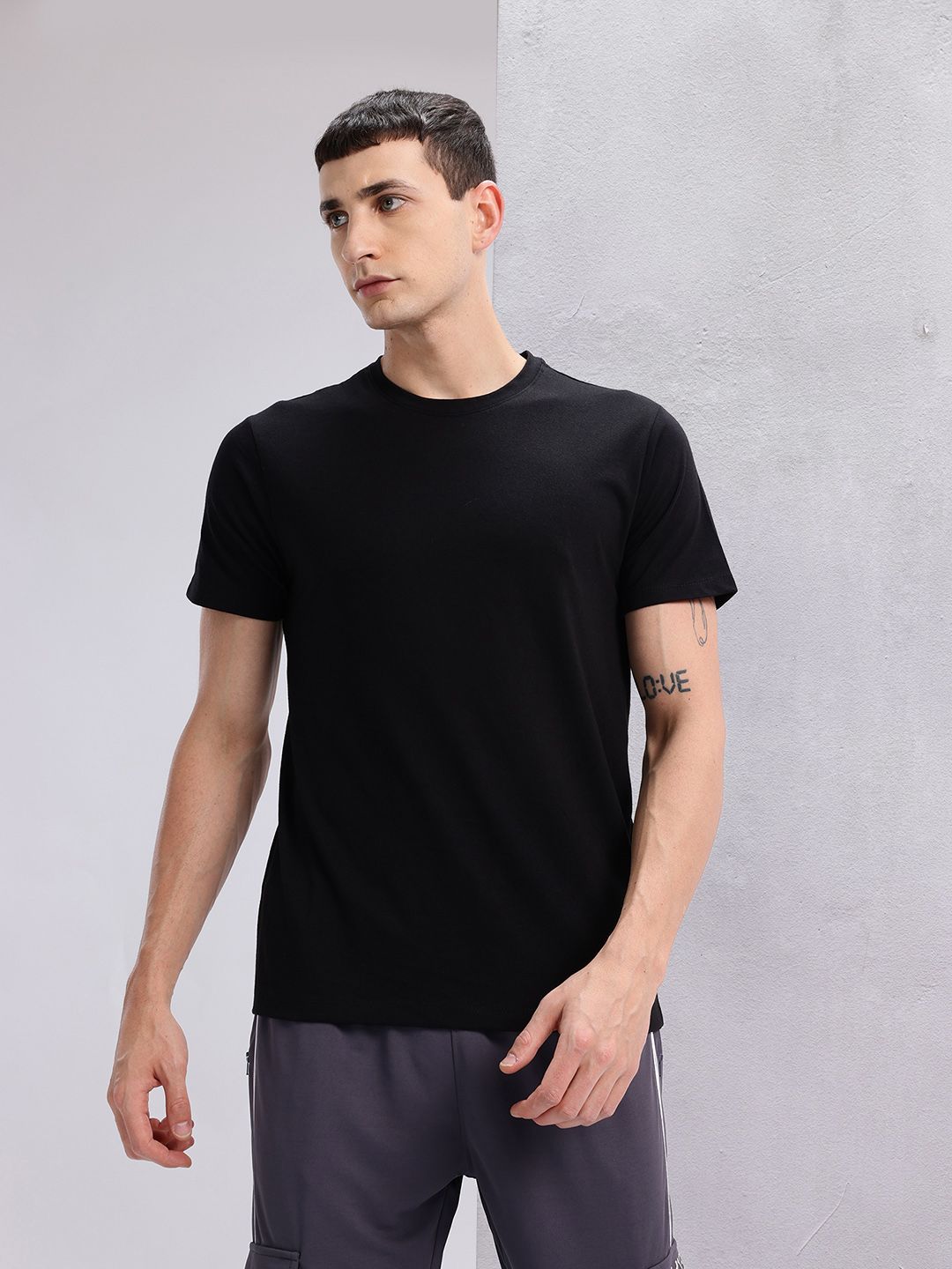 HRX by Hrithik Roshan Men Typography Printed Training T-shirt