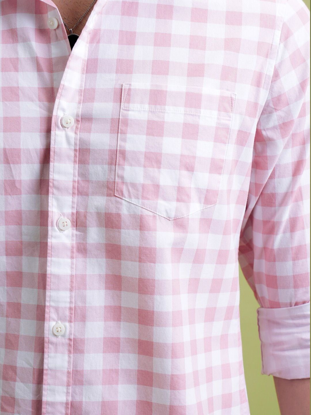 HIGHLANDER Checked Slim Fit Shirt