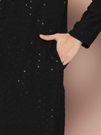 See Designs Men Embroidered Sequinned Kurta with Pyjamas