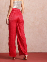 all about you Women Floral High-Rise Trousers