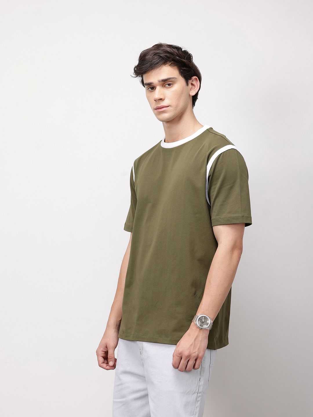 ether 365 Essentials Contrast Trim T-shirt