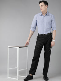 Park Avenue Men Slim Fit Micro Checks Formal Shirt