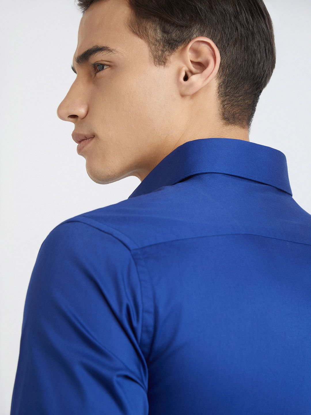 Raymond Men Pure Cotton Slim Fit Opaque Formal Shirt