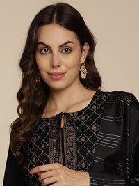Anouk Women Ethnic Motifs Printed Kurta with Trousers & With Dupatta