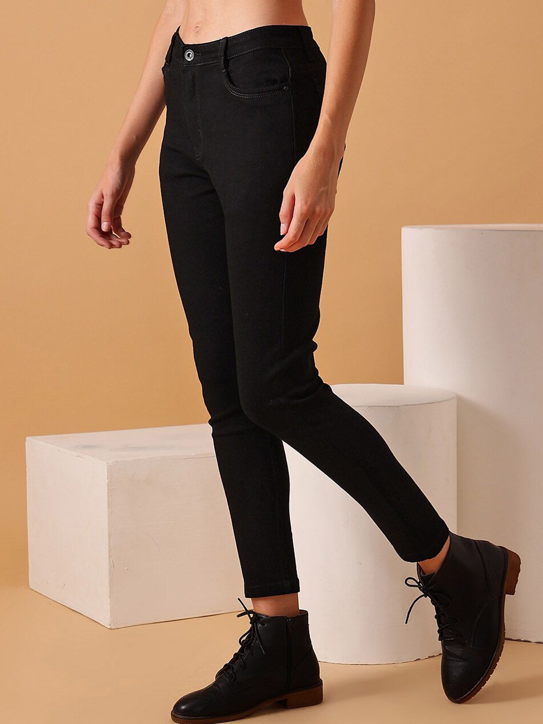 STREET 9 Women Narrow Skinny Fit Clean Look Stretchable Jeans