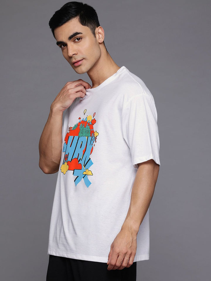HRX by Hrithik Roshan Men Brand Logo Printed T-shirt