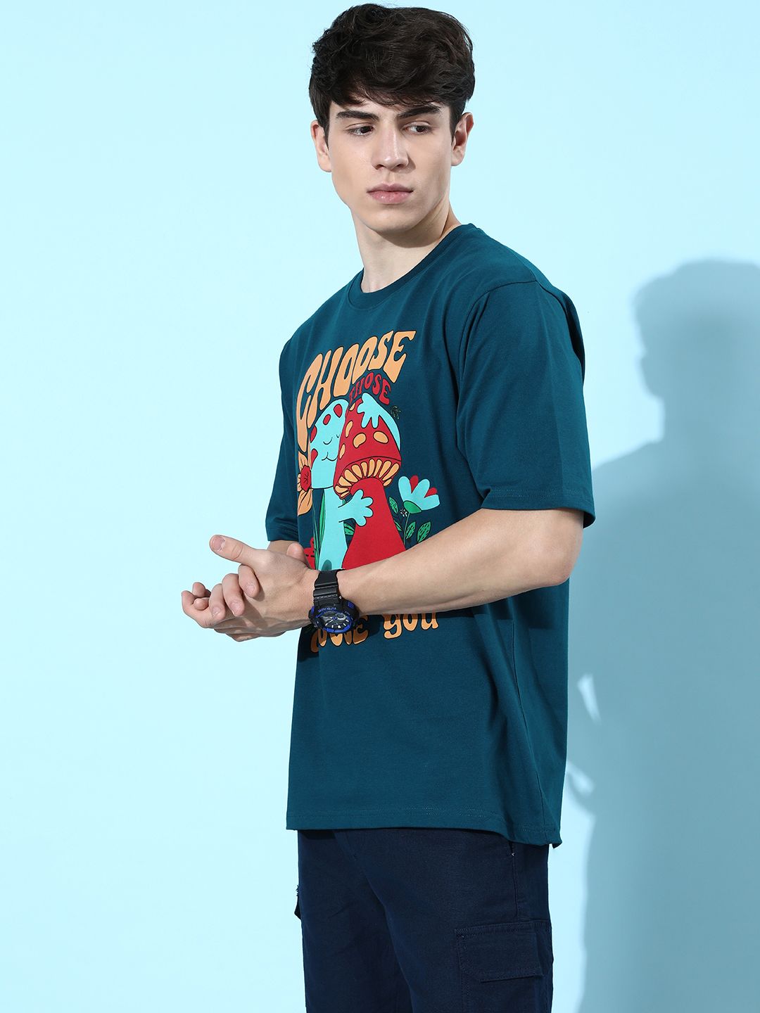 DILLINGER Graphic Printed Oversized T-shirt