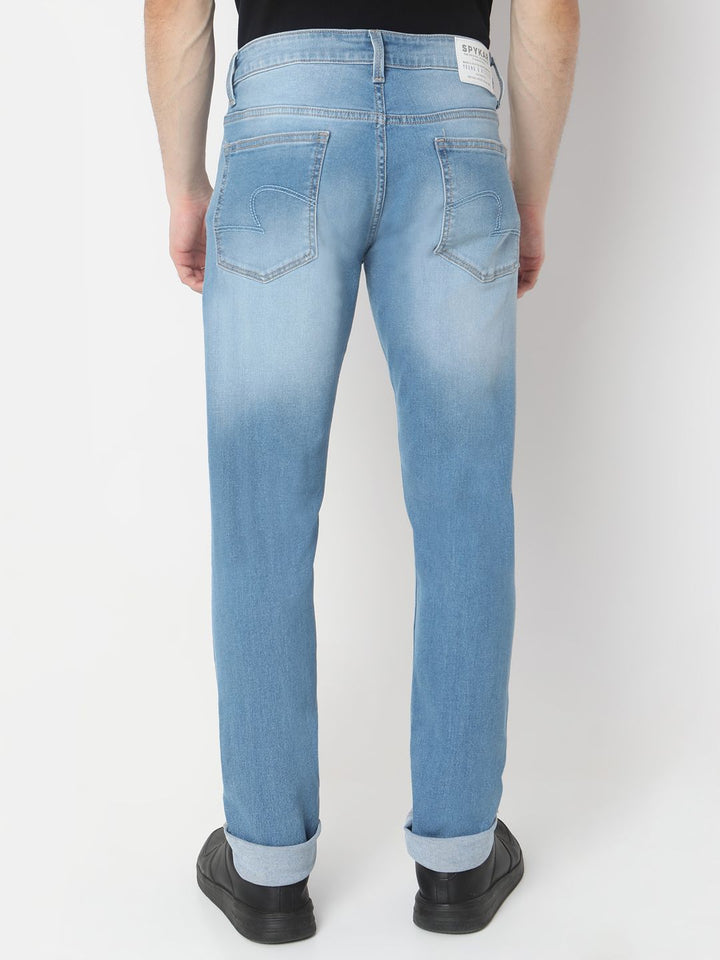 SPYKAR Skinny Fit Low-Rise Heavy Fade Stretchable Jeans