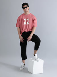 Bene Kleed Men Loose Fit Pure Cotton Printed Cropped Jeans
