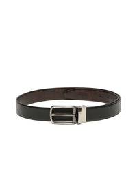Teakwood Leathers Men Textured Leather Reversible Formal Belt