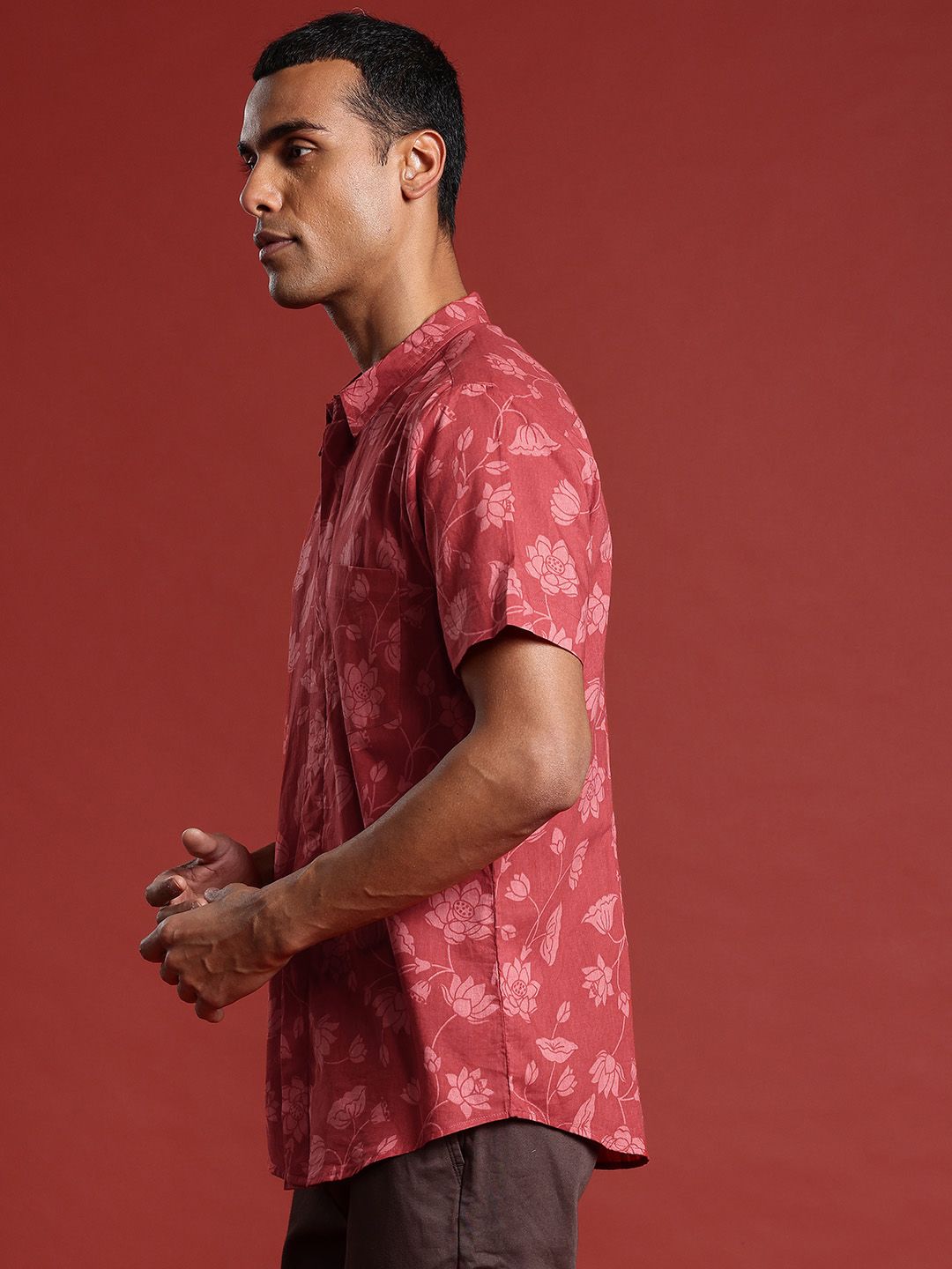 Anouk Floral Print Cotton Casual Shirt