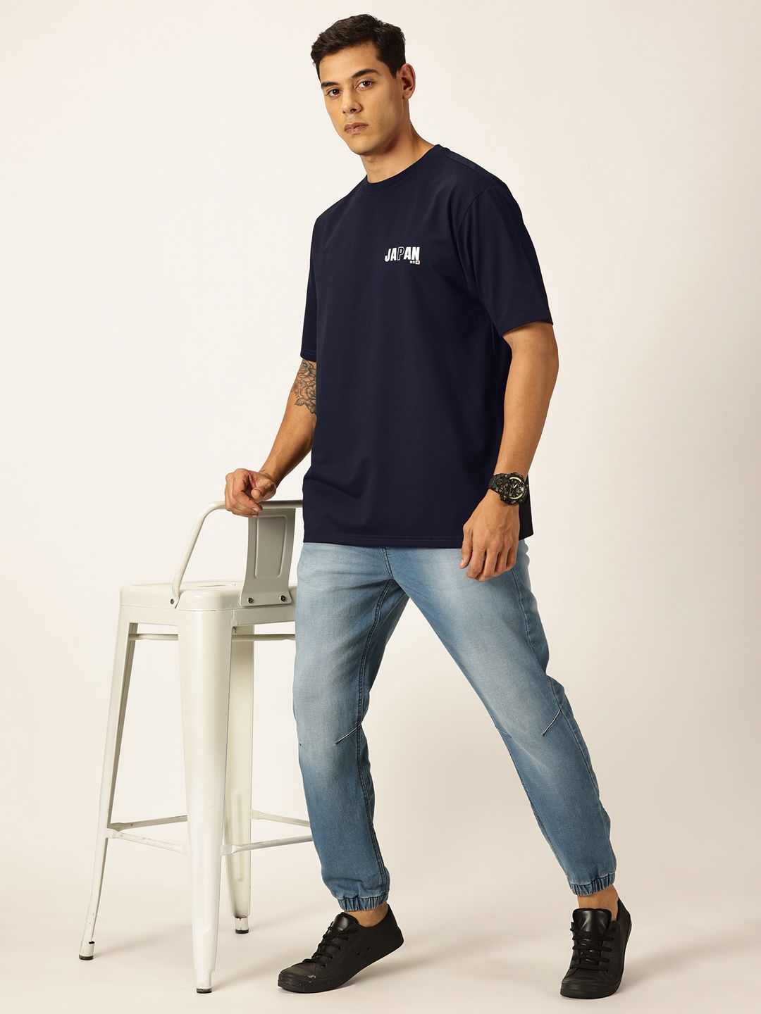 Thomas Scott Graphic Printed Drop Shoulder Oversized T-shirt
