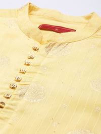 House of Pataudi Woven Design Regular Jashn Kurta