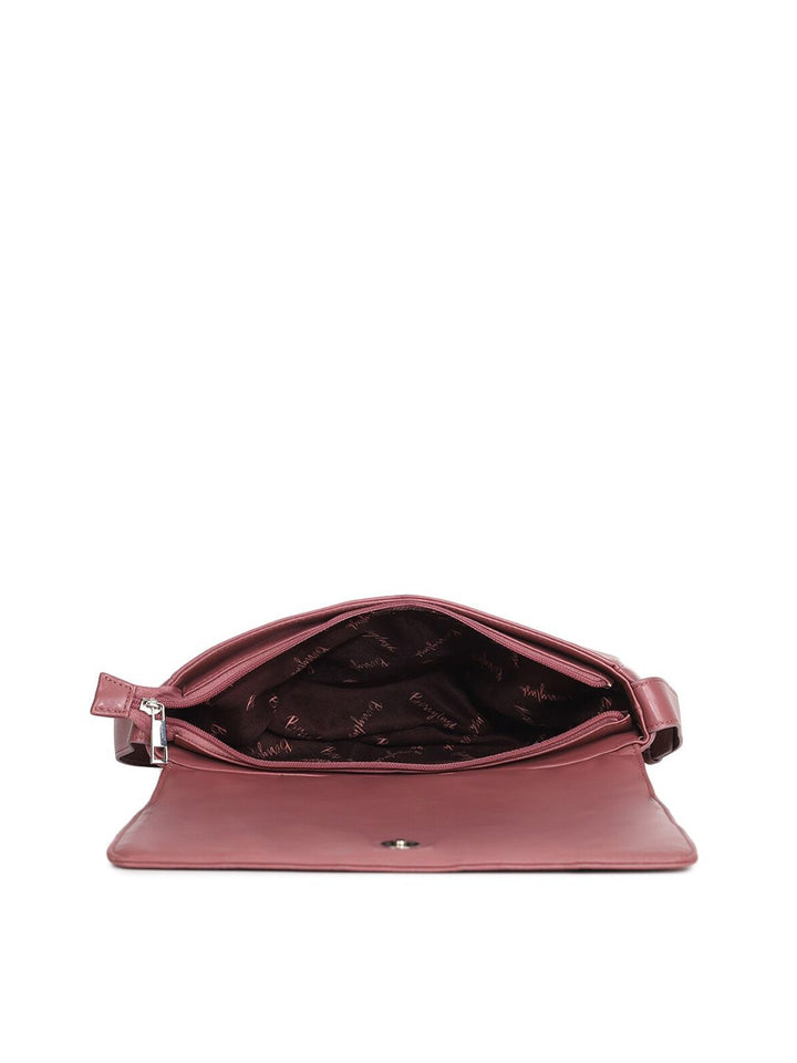 Berrylush Textured Structured Shoulder Bag with Quilted