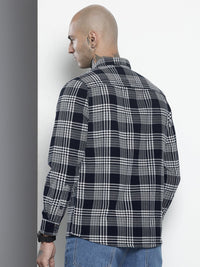 The Indian Garage Co Checked Pure Cotton Casual Shirt