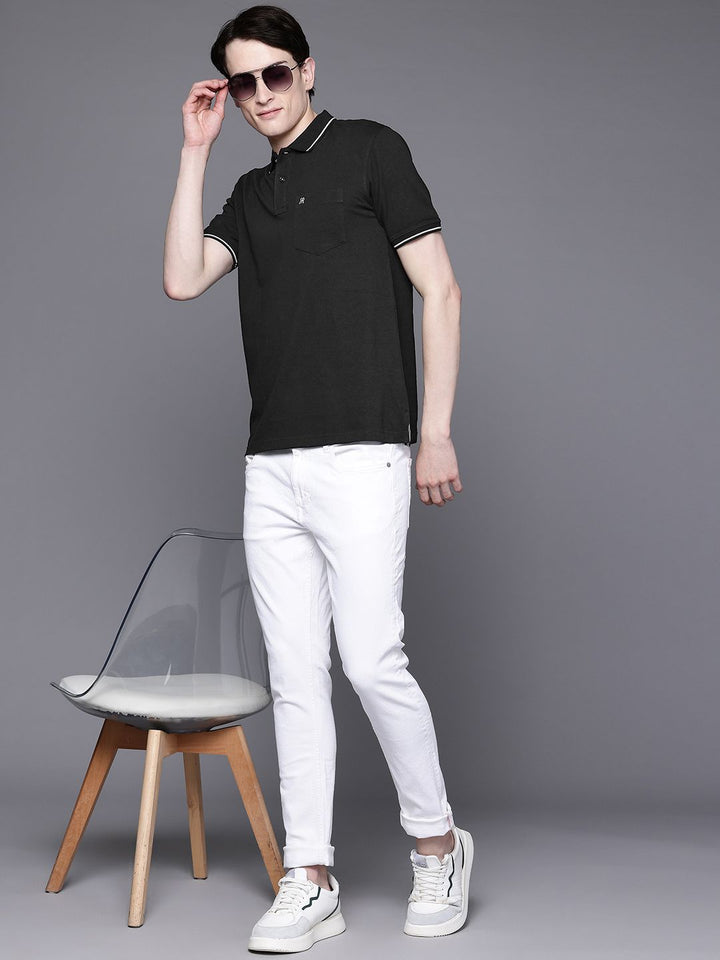 Raymond Pure Cotton Modern Fit Polo Collar T-shirt