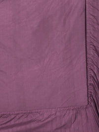 KLOTTHE Striped 300 TC Fitted King Bedsheet with 2 Pillow Covers