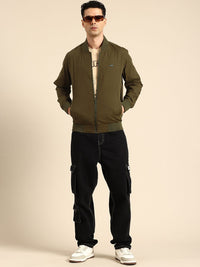 Being Human Stand Collar Bomber Jacket