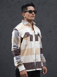 Powerlook Men Checked Casual Shirt