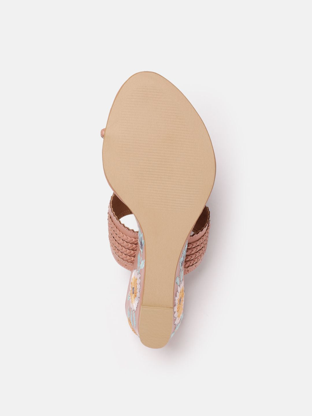 House of Pataudi Ethnic Braided Wedge Heels