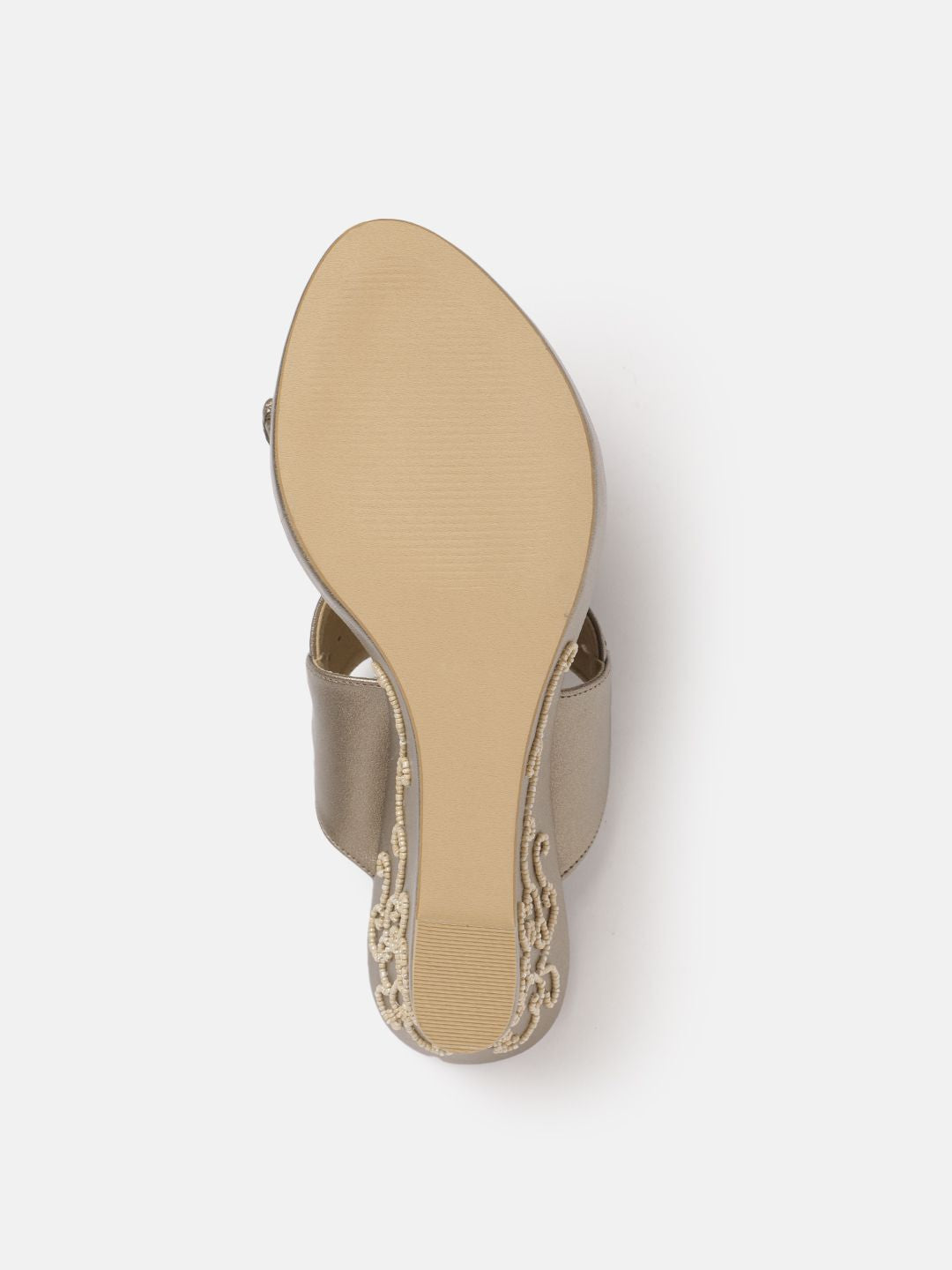 House of Pataudi Ethnic Embellished Wedge Heel