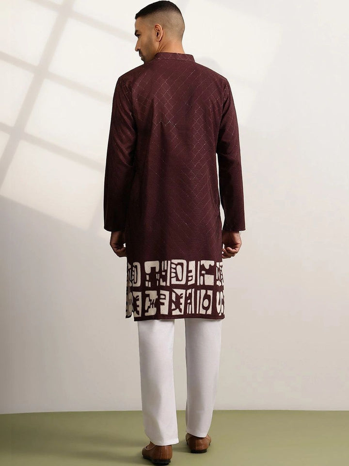 Anouk Men Ethnic Motifs Regular Kurta with Trousers
