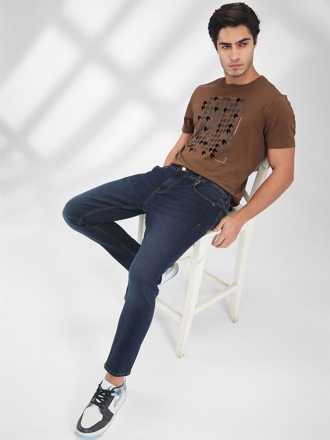 SPYKAR Men Slim Fit Light Fade Stretchable Jeans