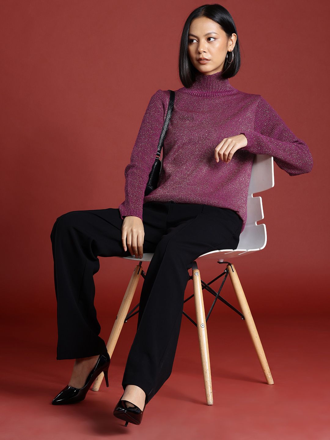 all about you Shimmer Detail Pullover