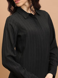 Tokyo Talkies Pleated Shirt With Trousers