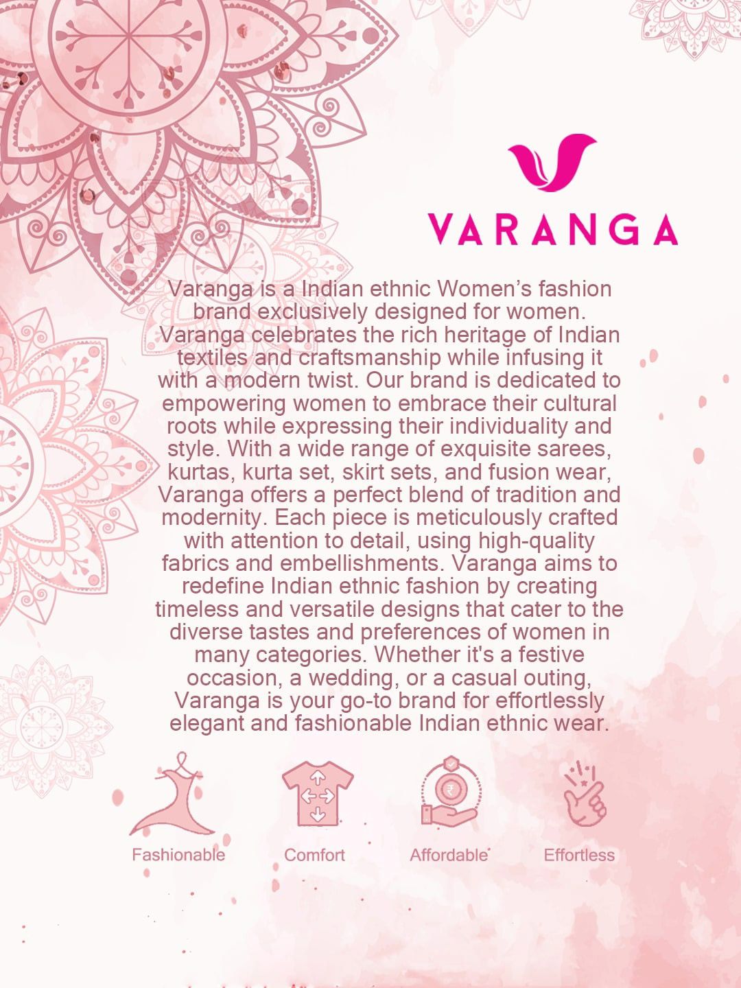 Varanga Ethnic Motifs Printed Gotta Patti Chanderi Silk Kurta With Trousers
