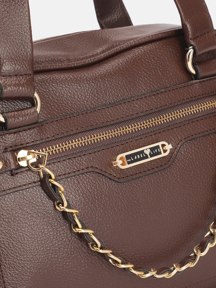 The Label Life Structured Shoulder Bag