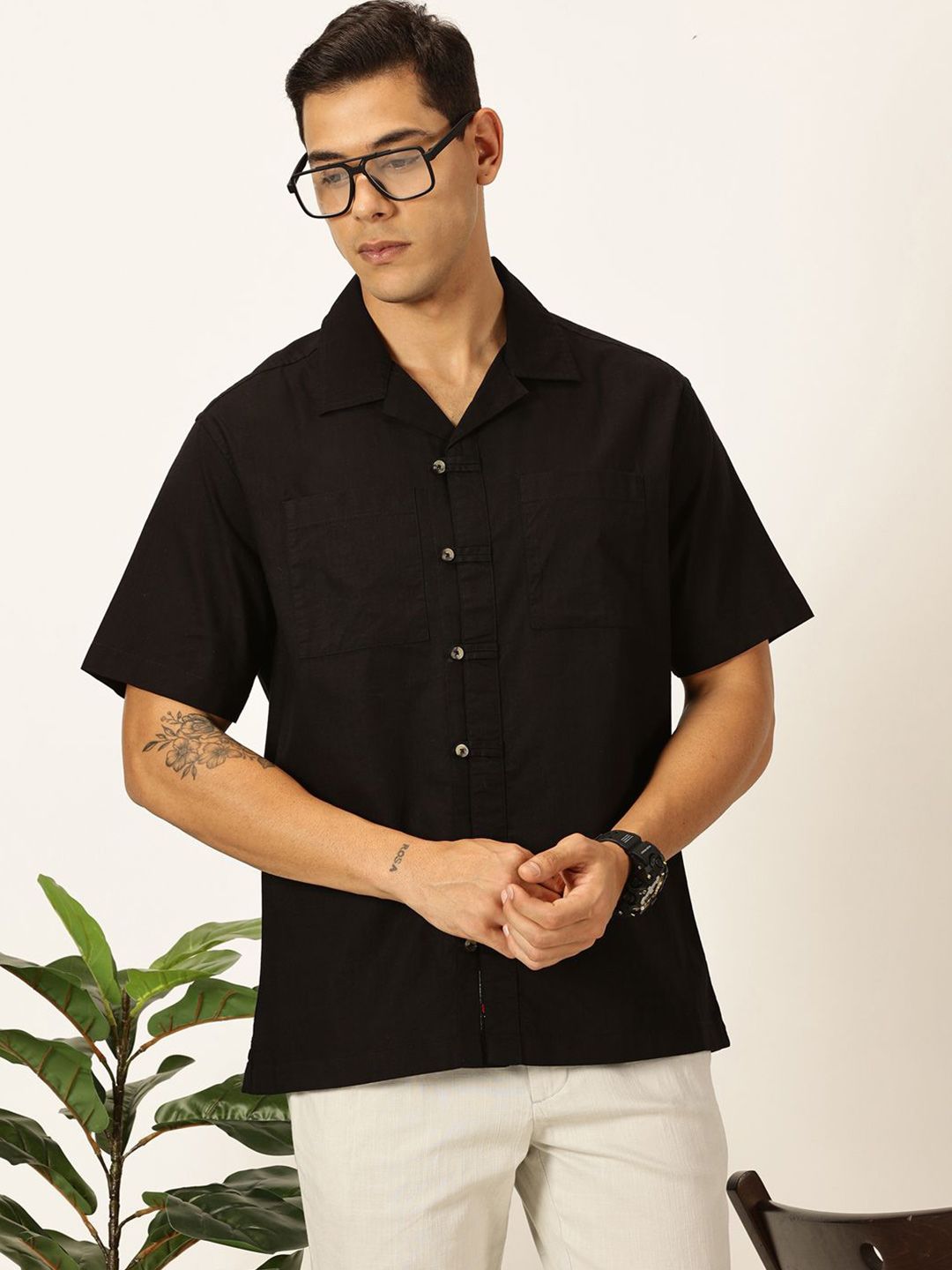 Thomas Scott Men Premium Opaque Casual Shirt