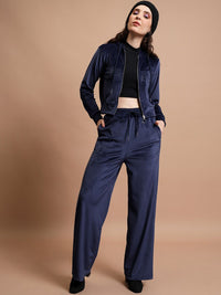 Tokyo Talkies Crop Hooded Sweatshirt & Wide Leg Trousers