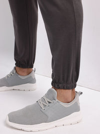 HRX by Hrithik Roshan Men Brand Logo Printed Mid-Rise Rapid-Dry Training Joggers