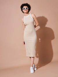 SASSAFRAS BASICS Cotton Bodycon Dress