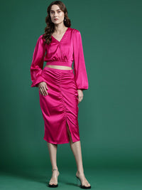 DressBerry Satin Finish Co-Ords