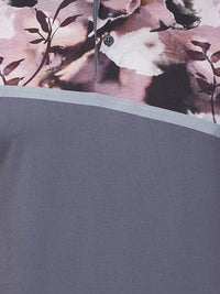 Park Avenue Floral Printed Polo Collar Pure Cotton Slim Fit T-shirt