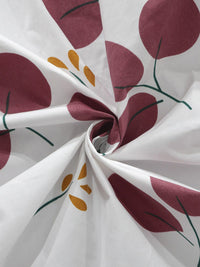KLOTTHE Kapas Bunga 300 TC Dilengkapi Cadar Double Halus dengan 2 Sarung Bantal-250 x 225 cm