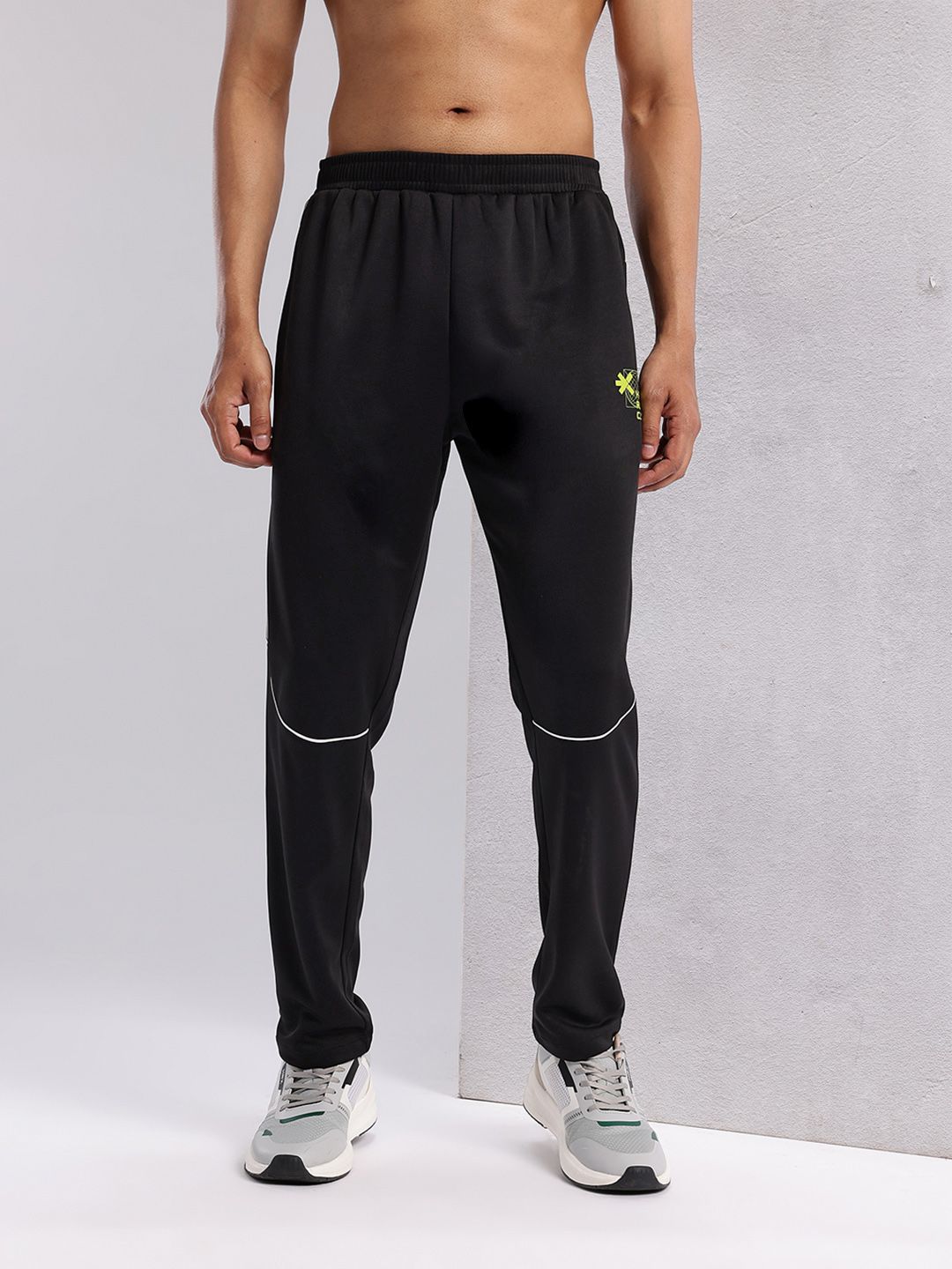 HRX by Hrithik Roshan Men Contrast Piping Rapid-Dry Running Track Pants