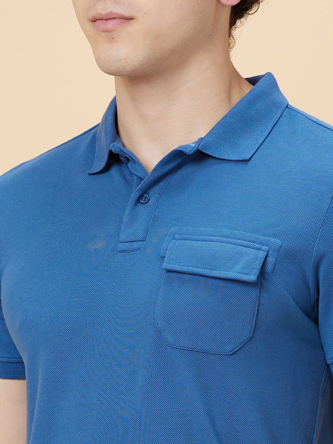 Being Human Polo Collar Pocket Detailing Casual T-shirt