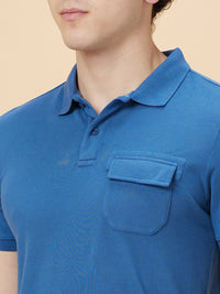 Being Human Polo Collar Pocket Detailing Casual T-shirt