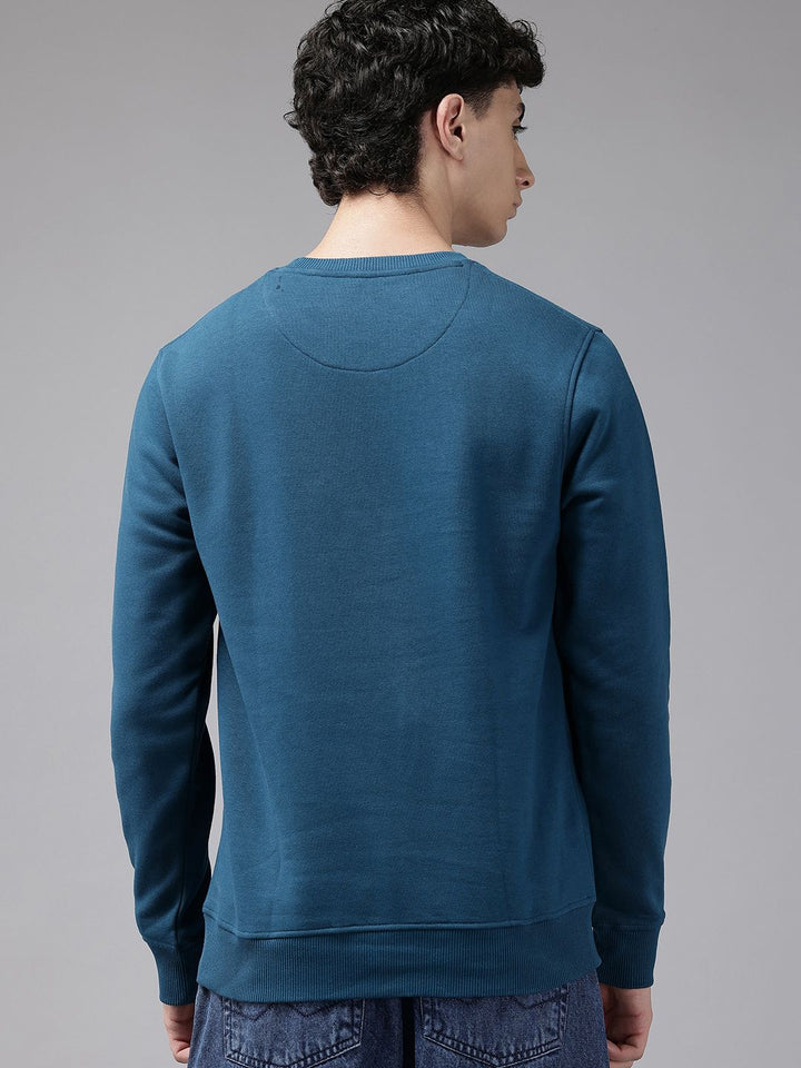 Park Avenue Slim Fit Printed Sweatshirt