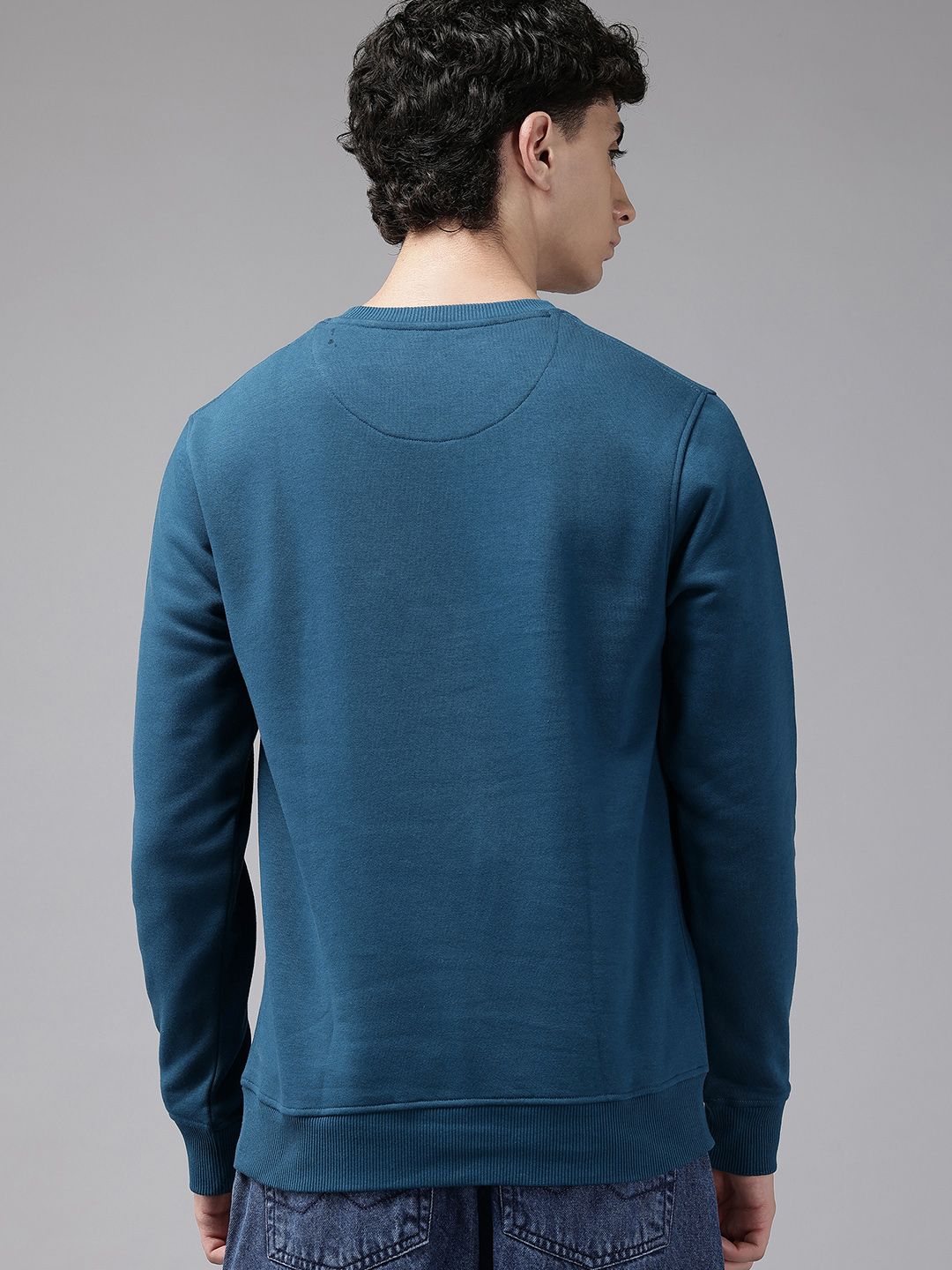 Park Avenue Slim Fit Printed Sweatshirt