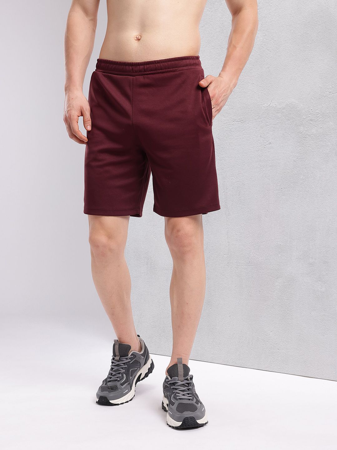 HRX by Hrithik Roshan Men Typography Printed Mid-Rise Rapid-Dry Training Shorts