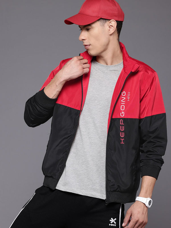 HRX by Hrithik Roshan Colourblocked Bomber Lifestyle Jacket