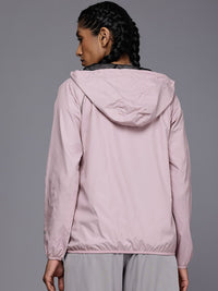HRX by Hrithik Roshan Rapid-Dry Antimicrobial Running Hooded Sporty Jacket