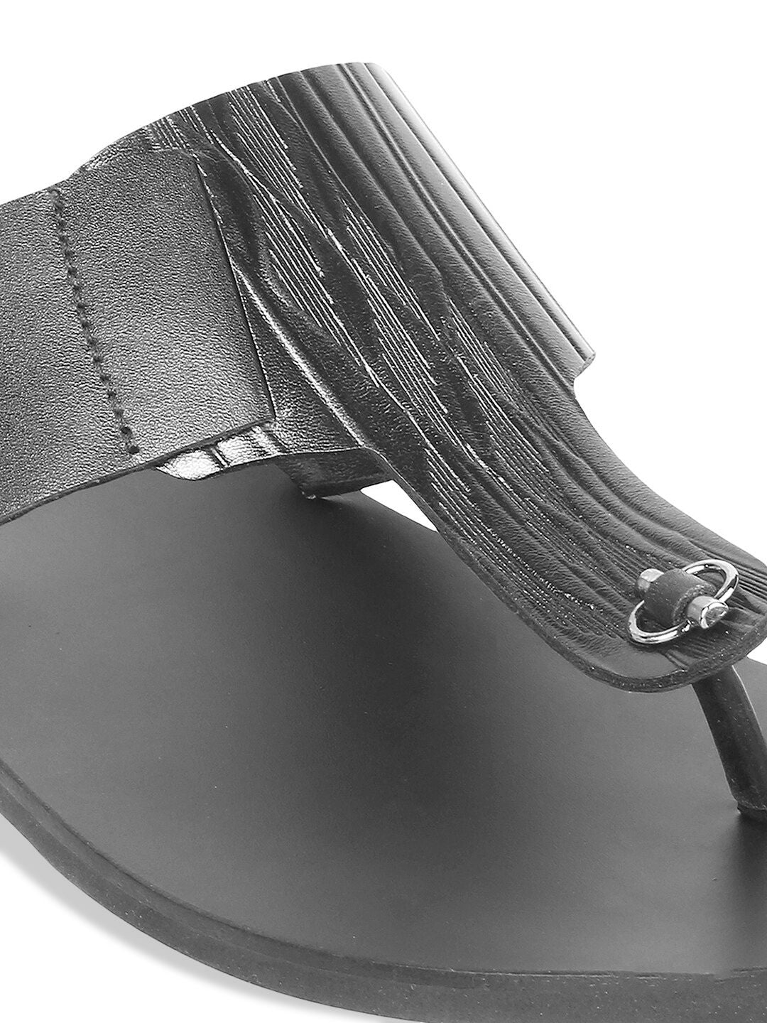 Metro Men Slip-On Leather Comfort Sandals
